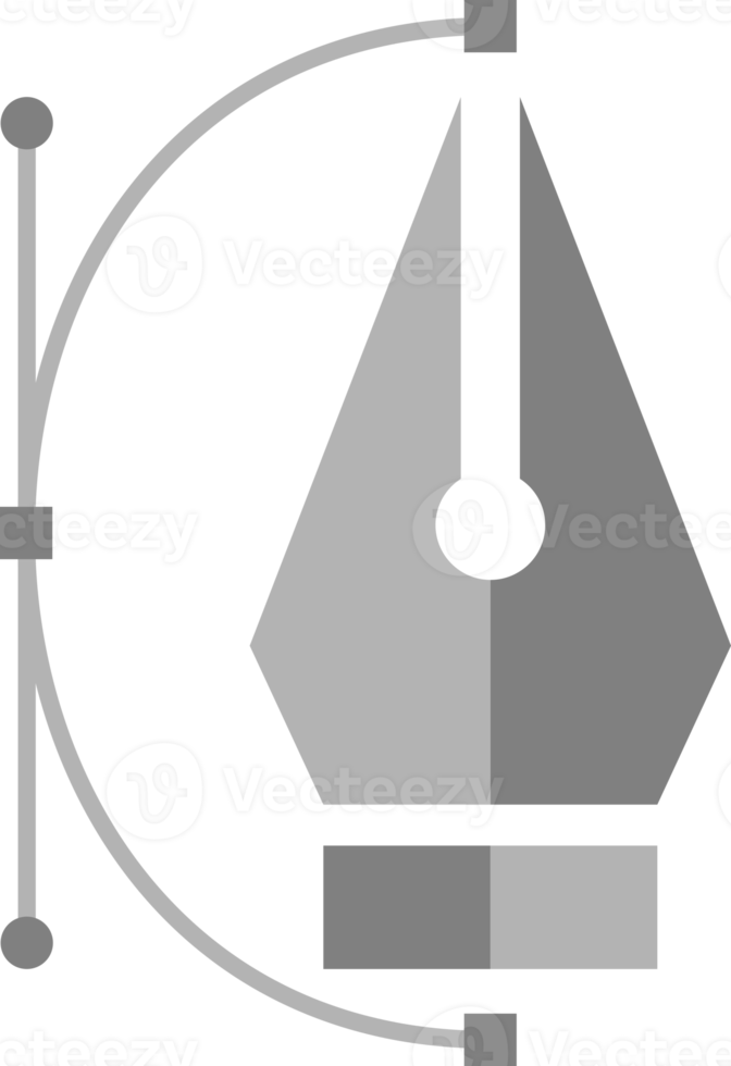 curve line pentool symbol icon png