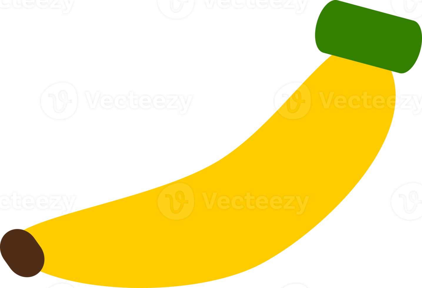 Yellow banana fruit icon png