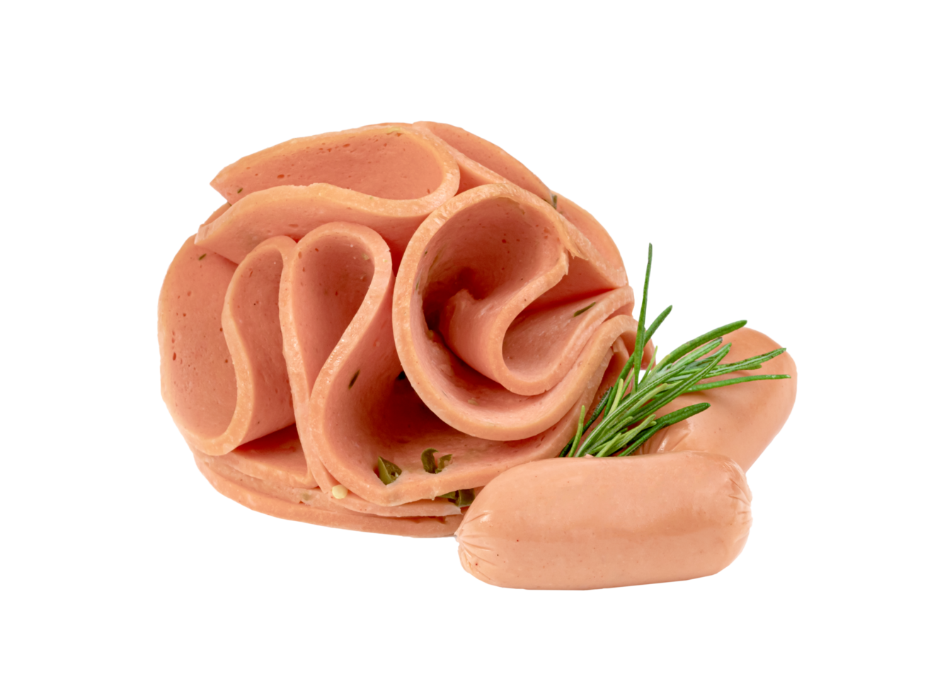 bologna sliced isolated png