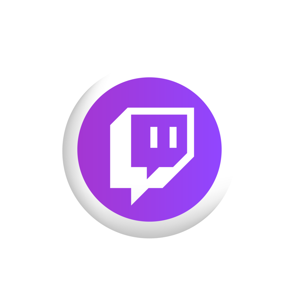 Twitch logo, Twitch is a live streaming service png