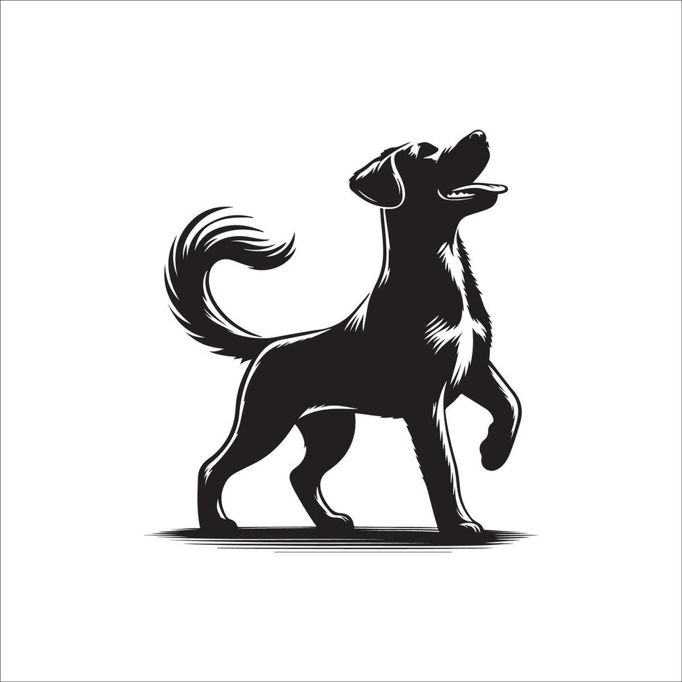 Dog silhouette Design vector