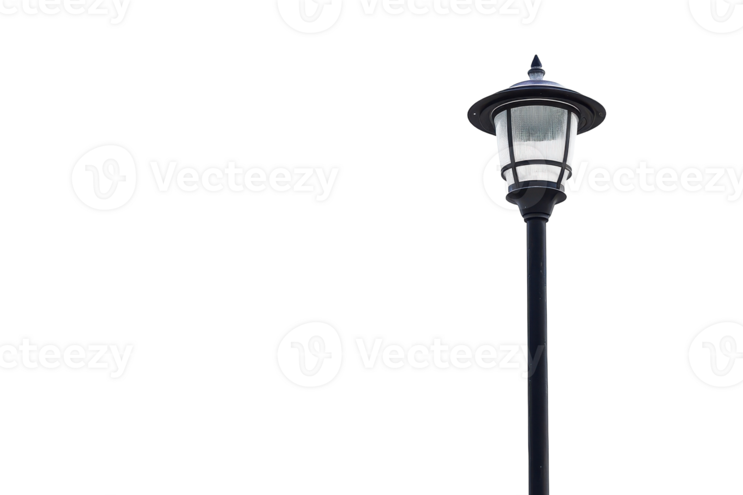 Street Light Pole On Transparent Background. png