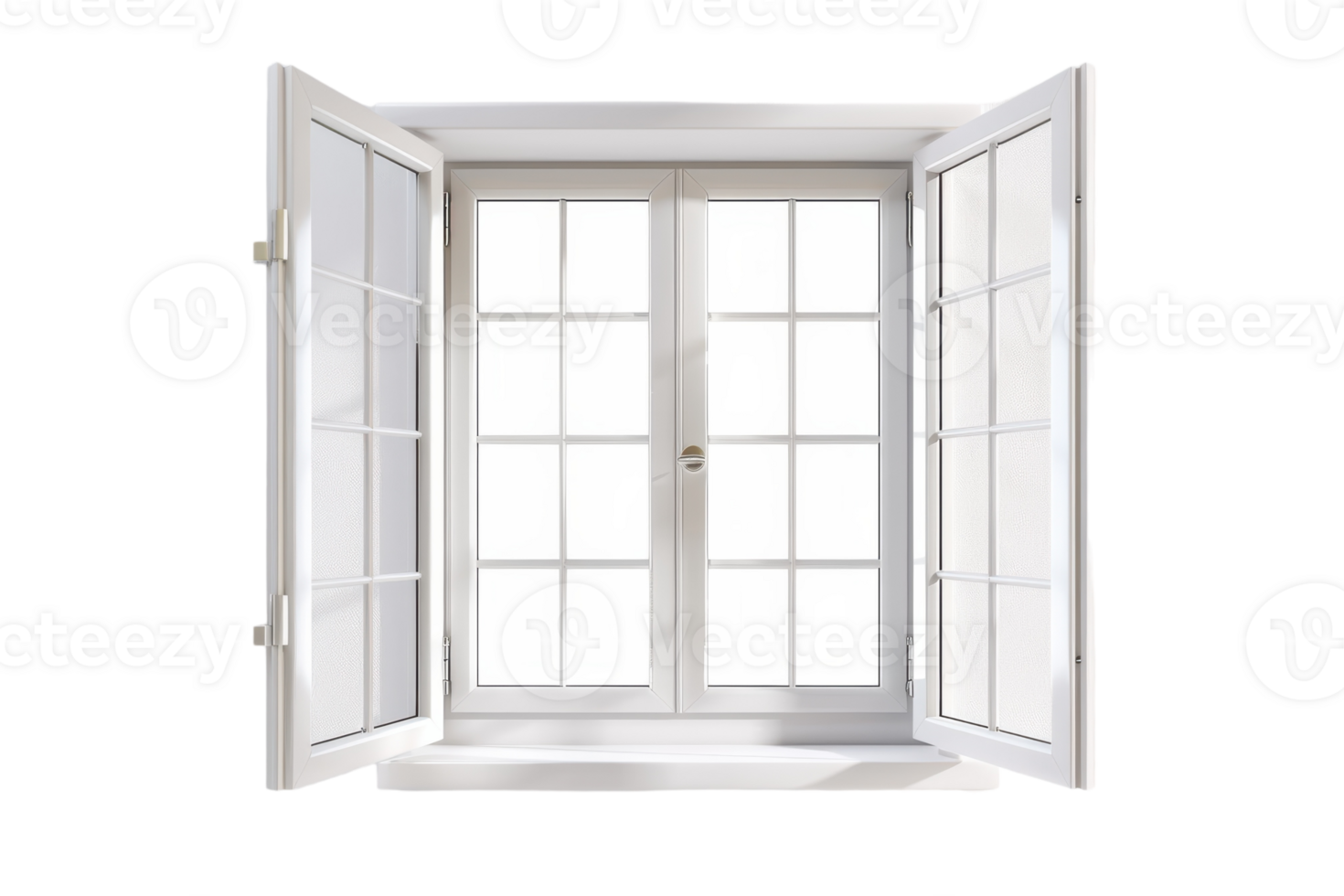 Window Frame On Transparent Background. png