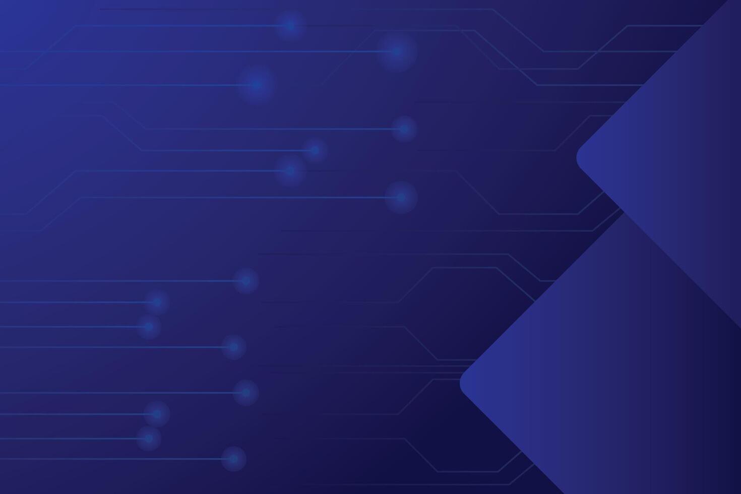 Dark blue background with shape modern. technology background vector