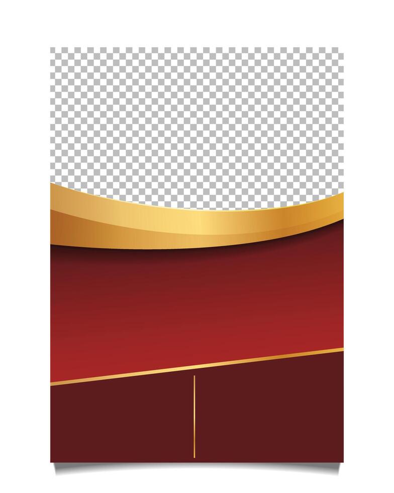 Luxury business brochure template vector