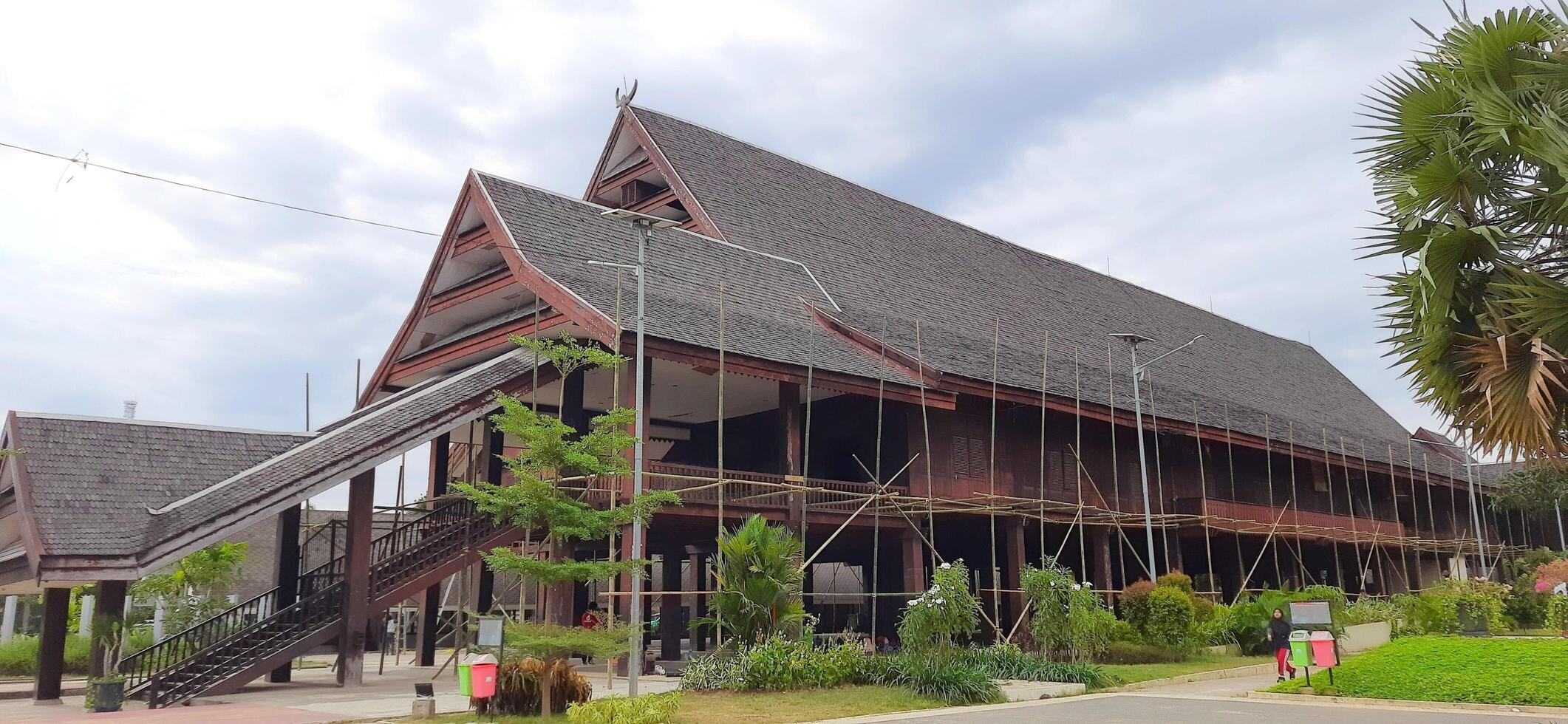 The Balla Lompoa Museum is the palace and center of government of the Gowa kingdom. South Sulawesi, Indonesia - August 7 2024 photo