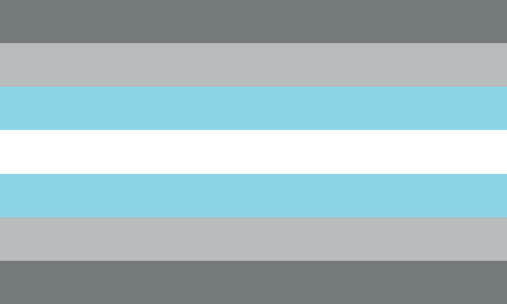 Demiboy Pride Flag vector