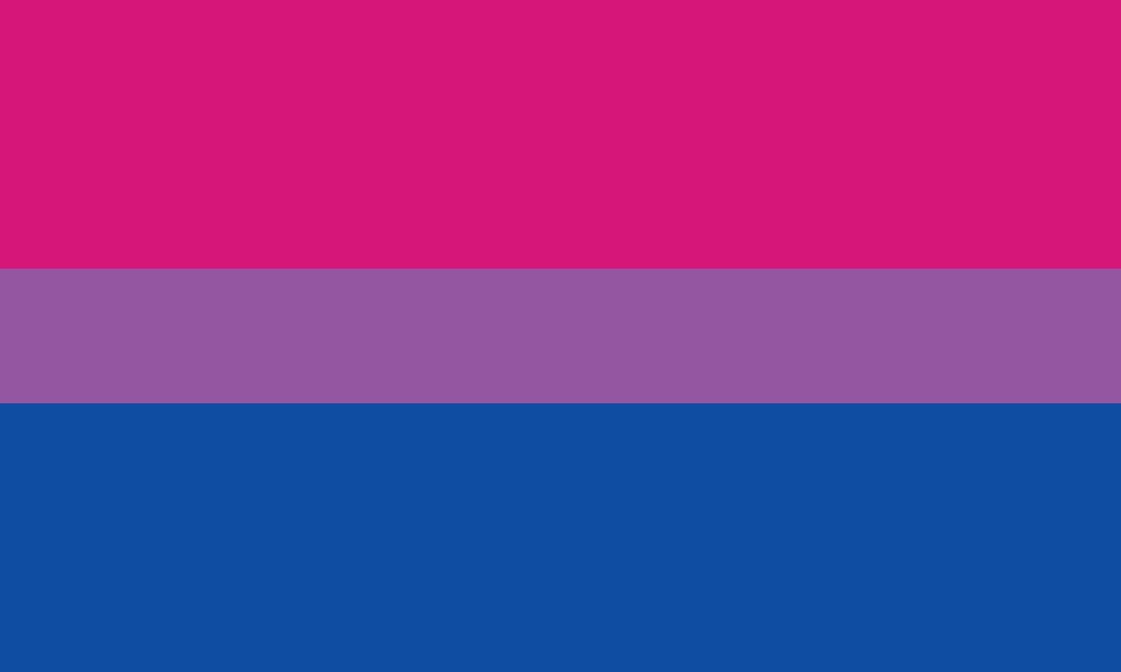 Bisexual Pride Flag vector