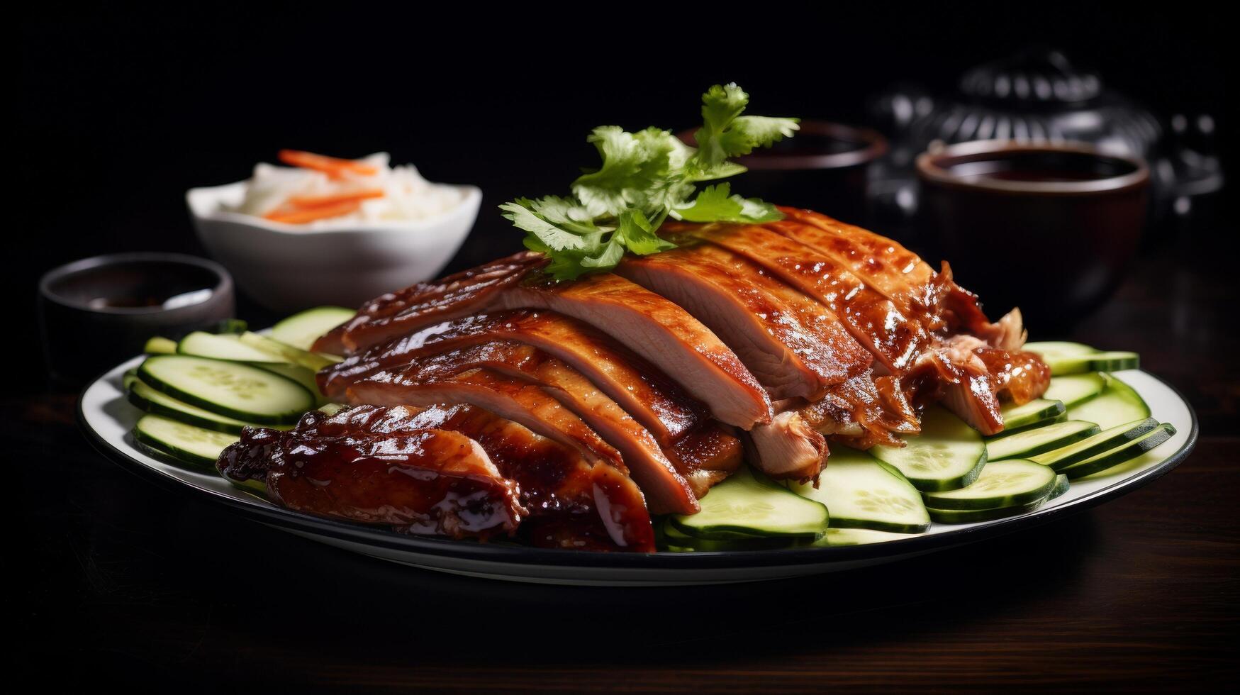Delectable Peking Duck culinary photo