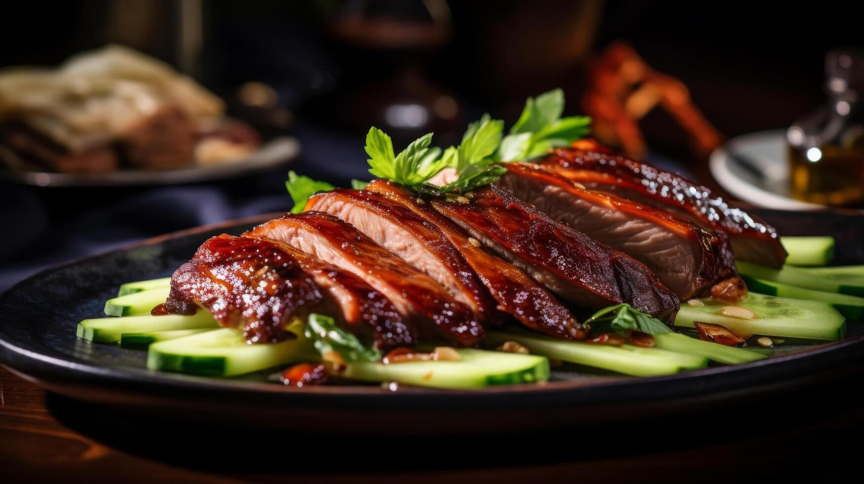 Delicious Peking Duck cuisine photo