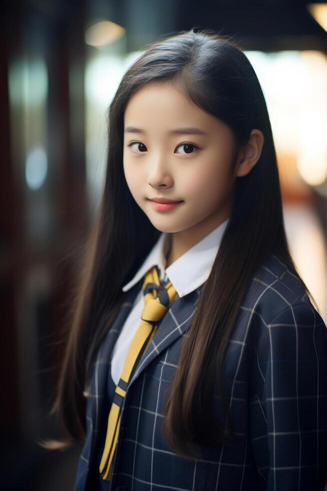 Image capturing the essence of a Chinese student photo