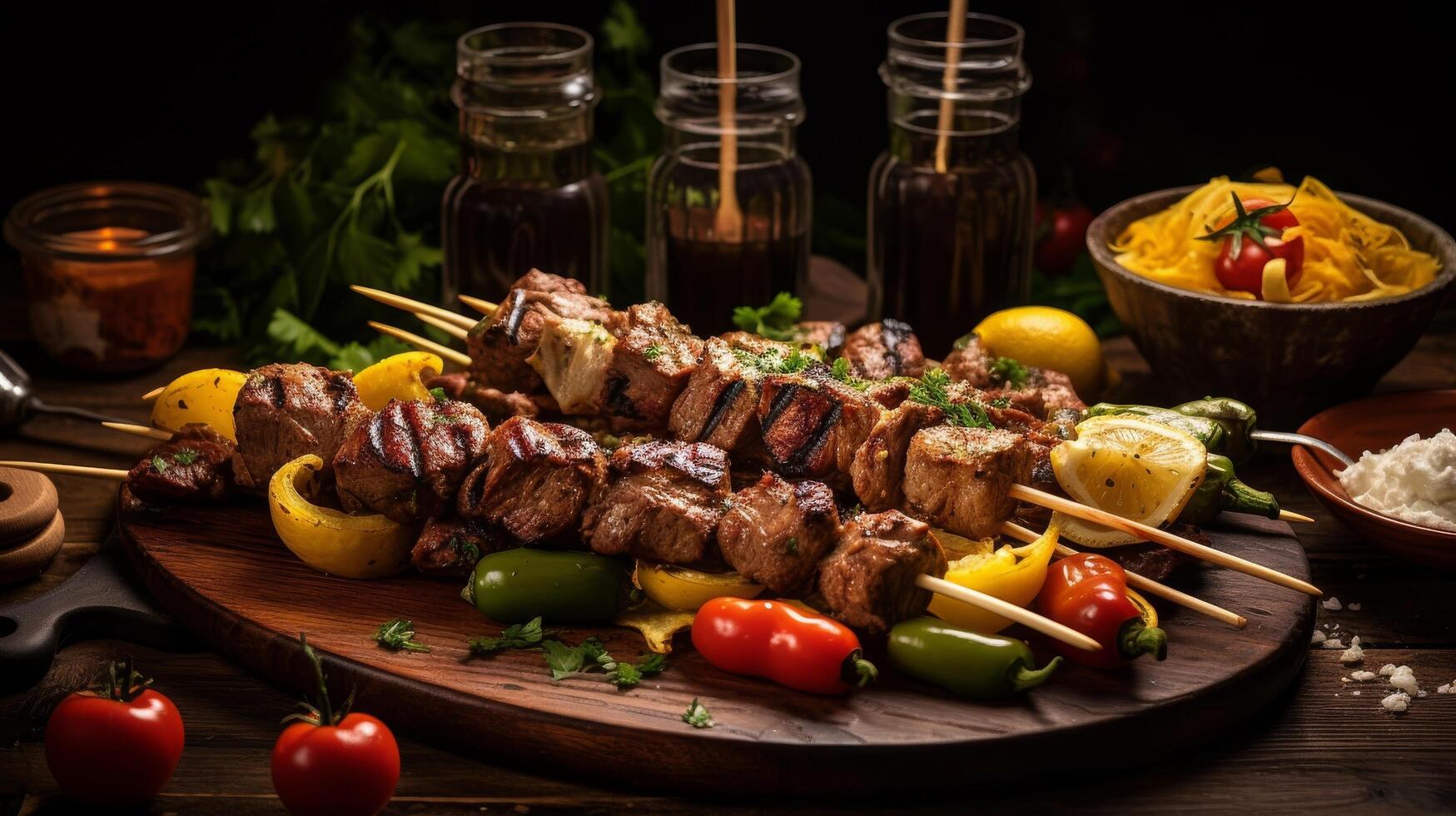Delicious Kebabs, a savory treat to enjoy photo