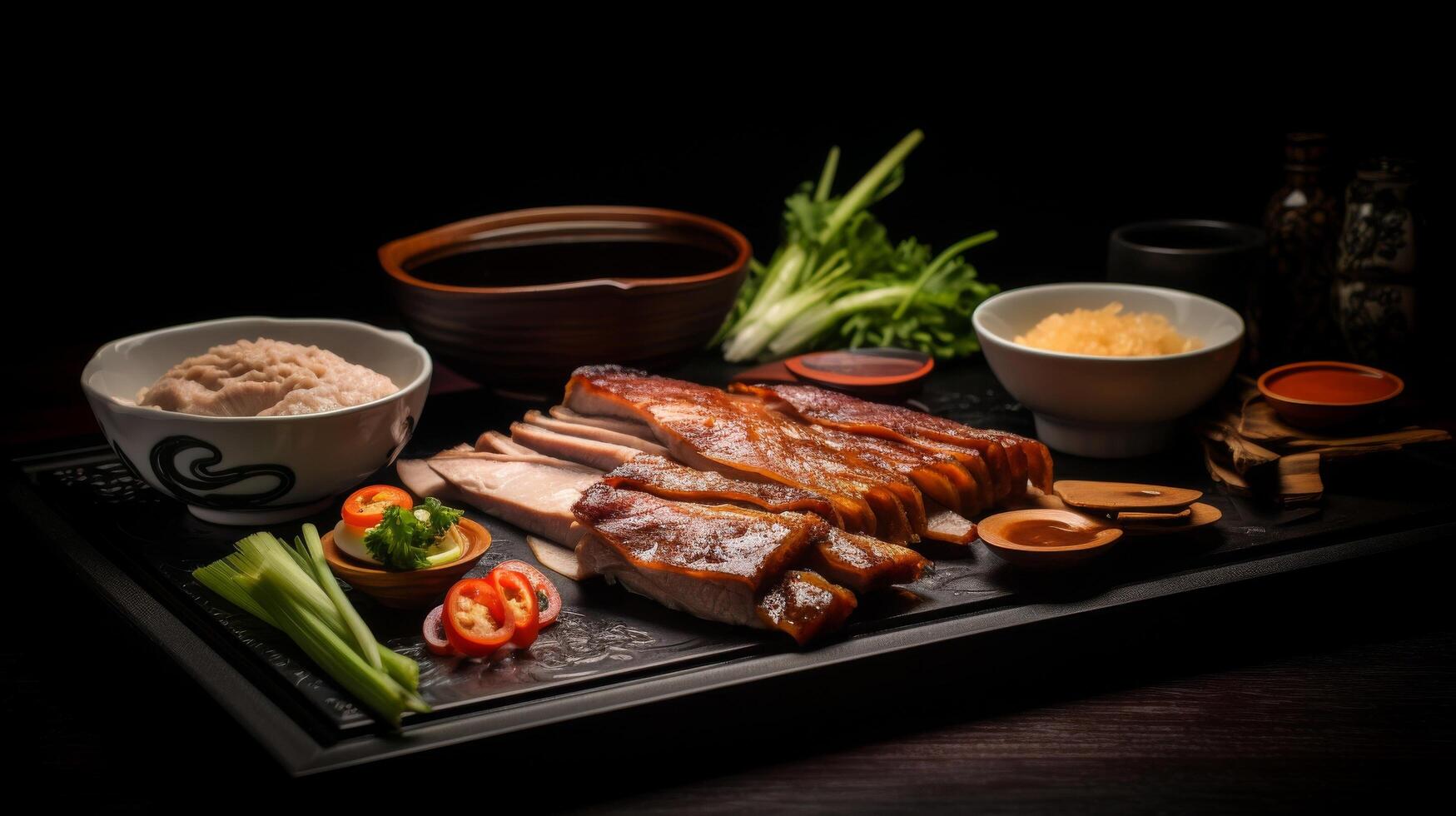 Delicious Peking Duck, a savory delight to enjoy photo