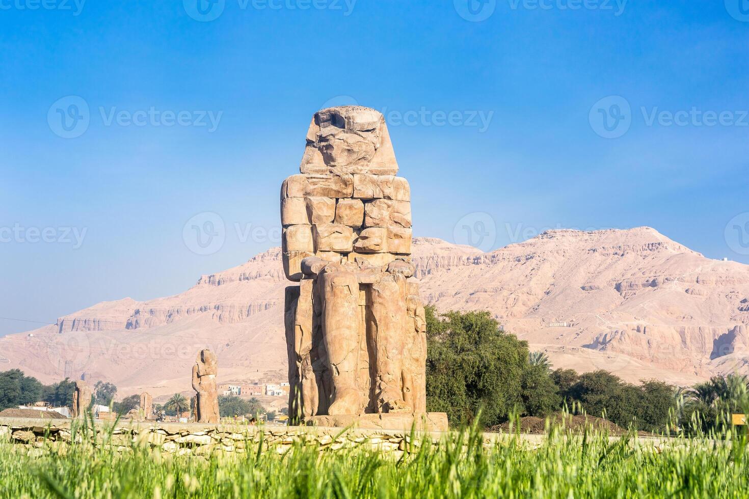 Hatchepsut Temple. The Tombs of the Nobles, located on the West Banks cliffs used to be where Elephantine islands governors. Egypt. photo