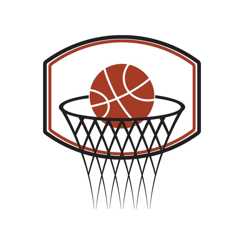 Basketball icon design template isolated illustration vector