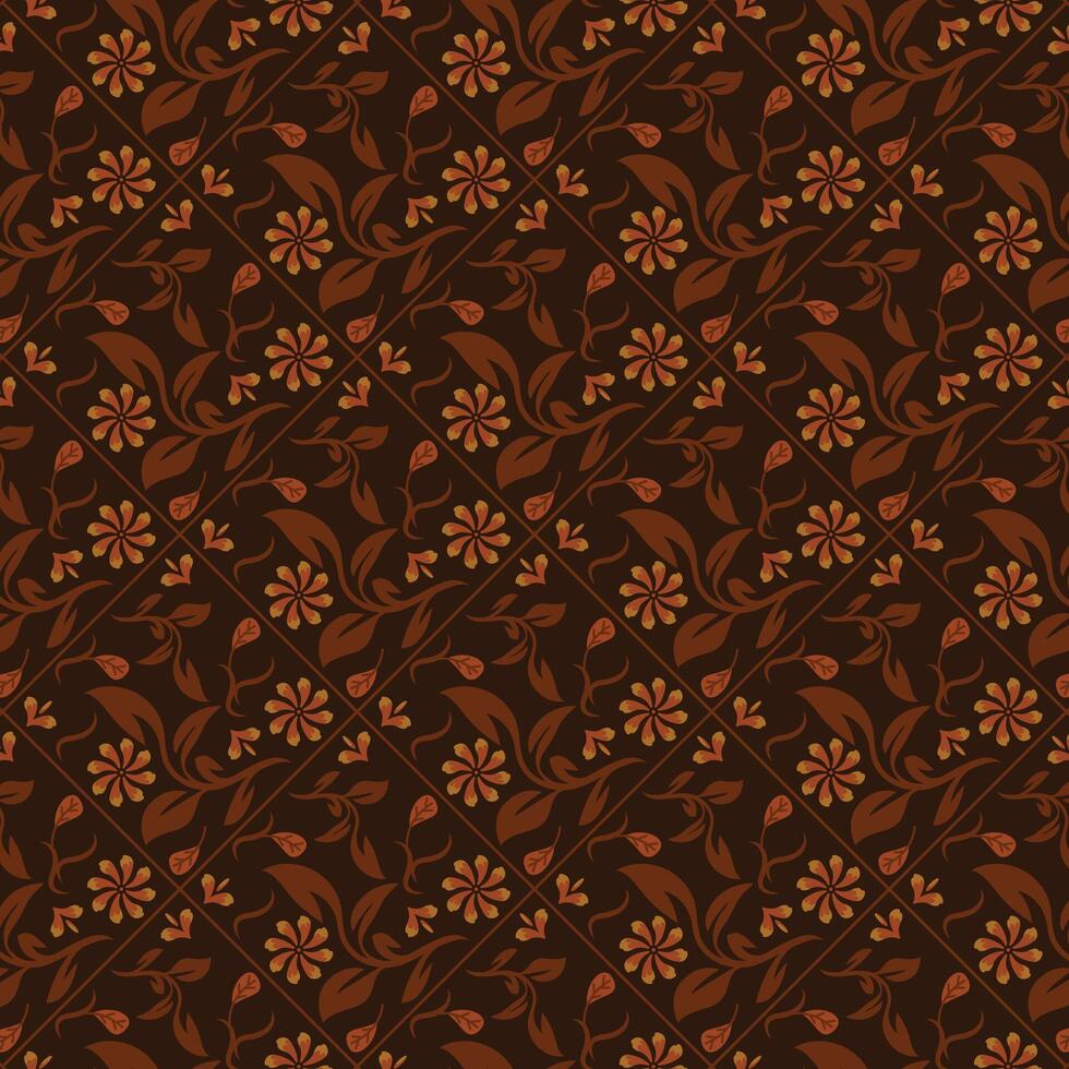 ABSTRACT BROWN FLOWERS BACKGROUND vector