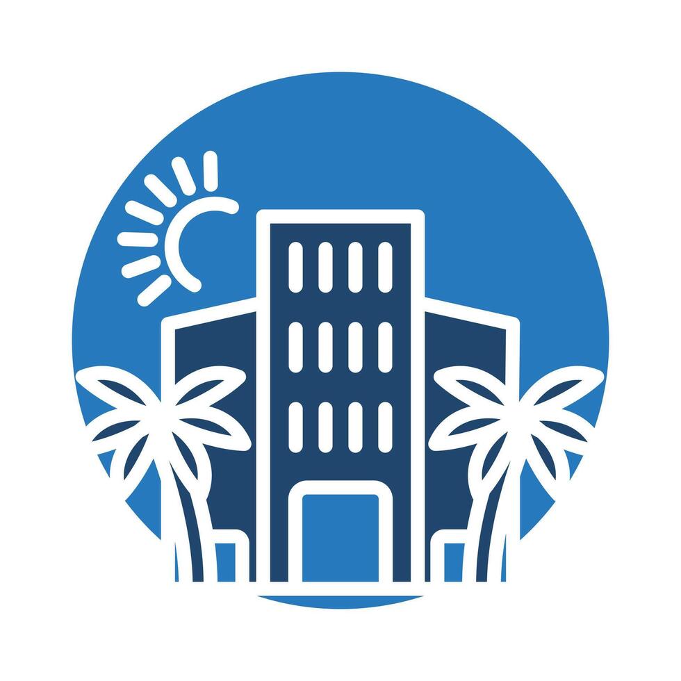 Urban Oasis icon line illustration vector