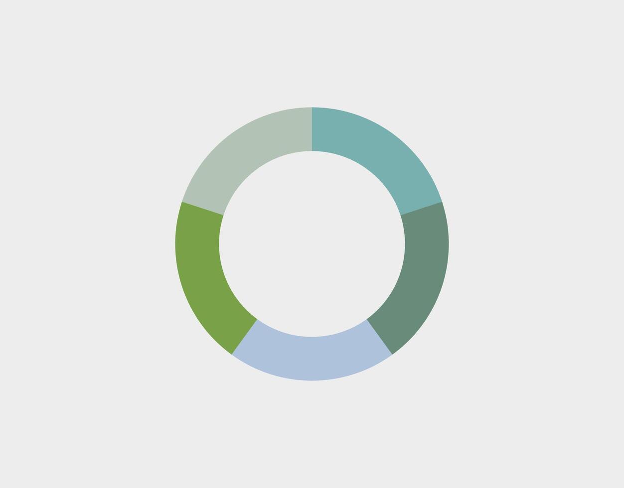 Colorful pie chart, diagram, Infographic. vector