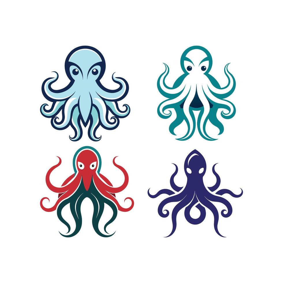 Octopus Icon Illustration vector