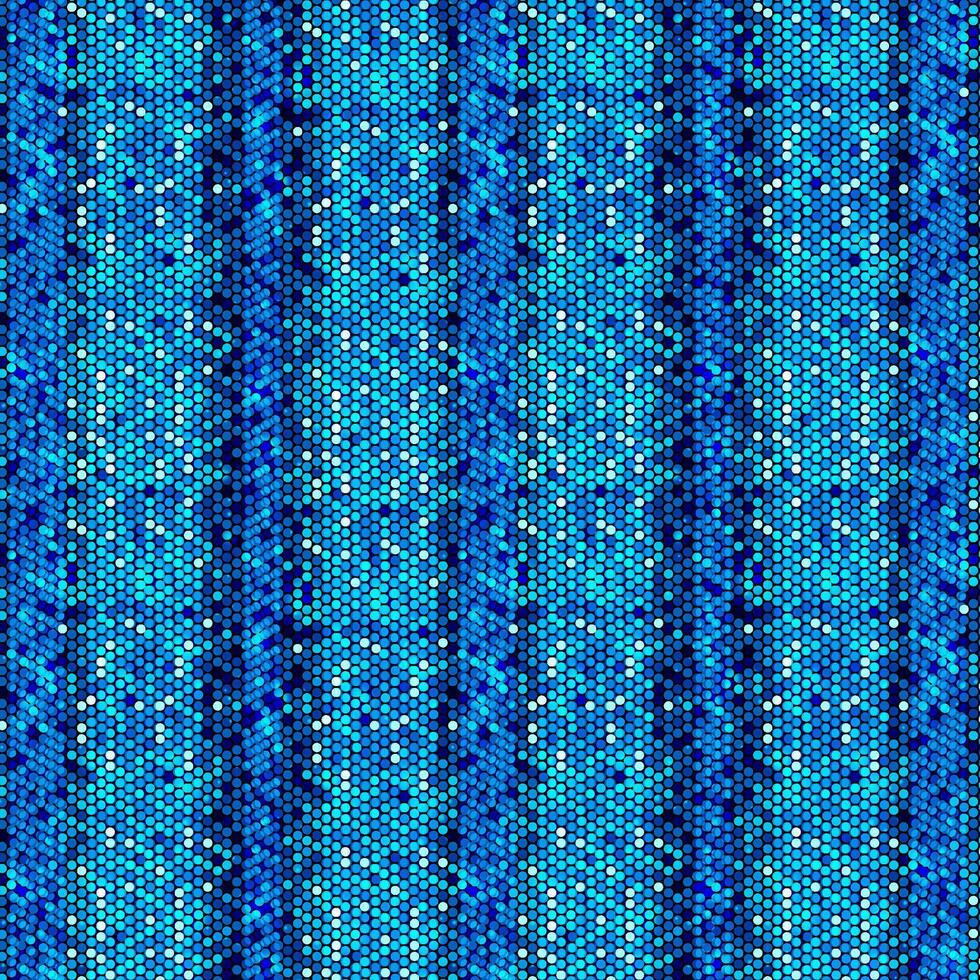 Abstract Blue Sequin Pattern Background vector