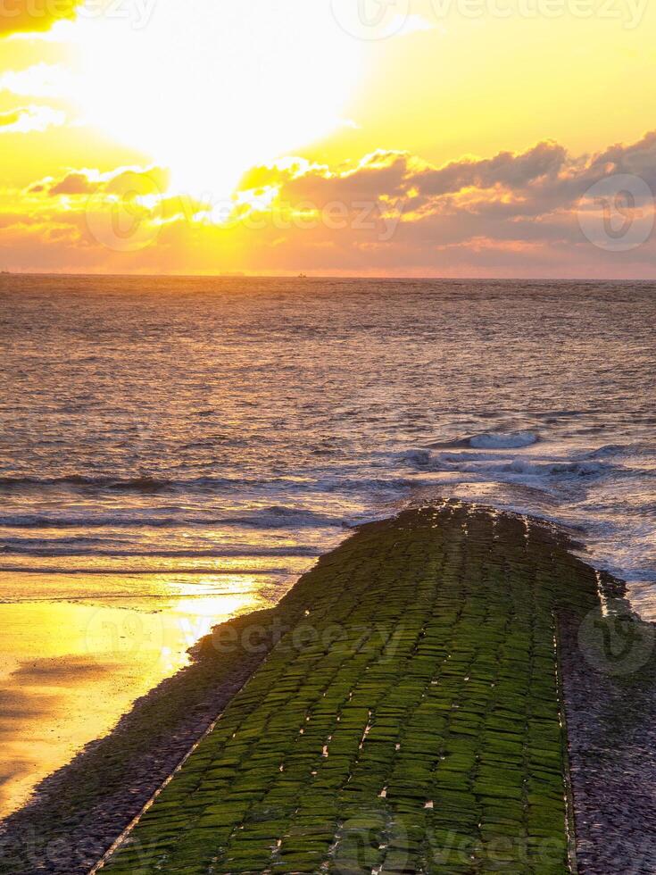 the island of Norderney in the north sea photo