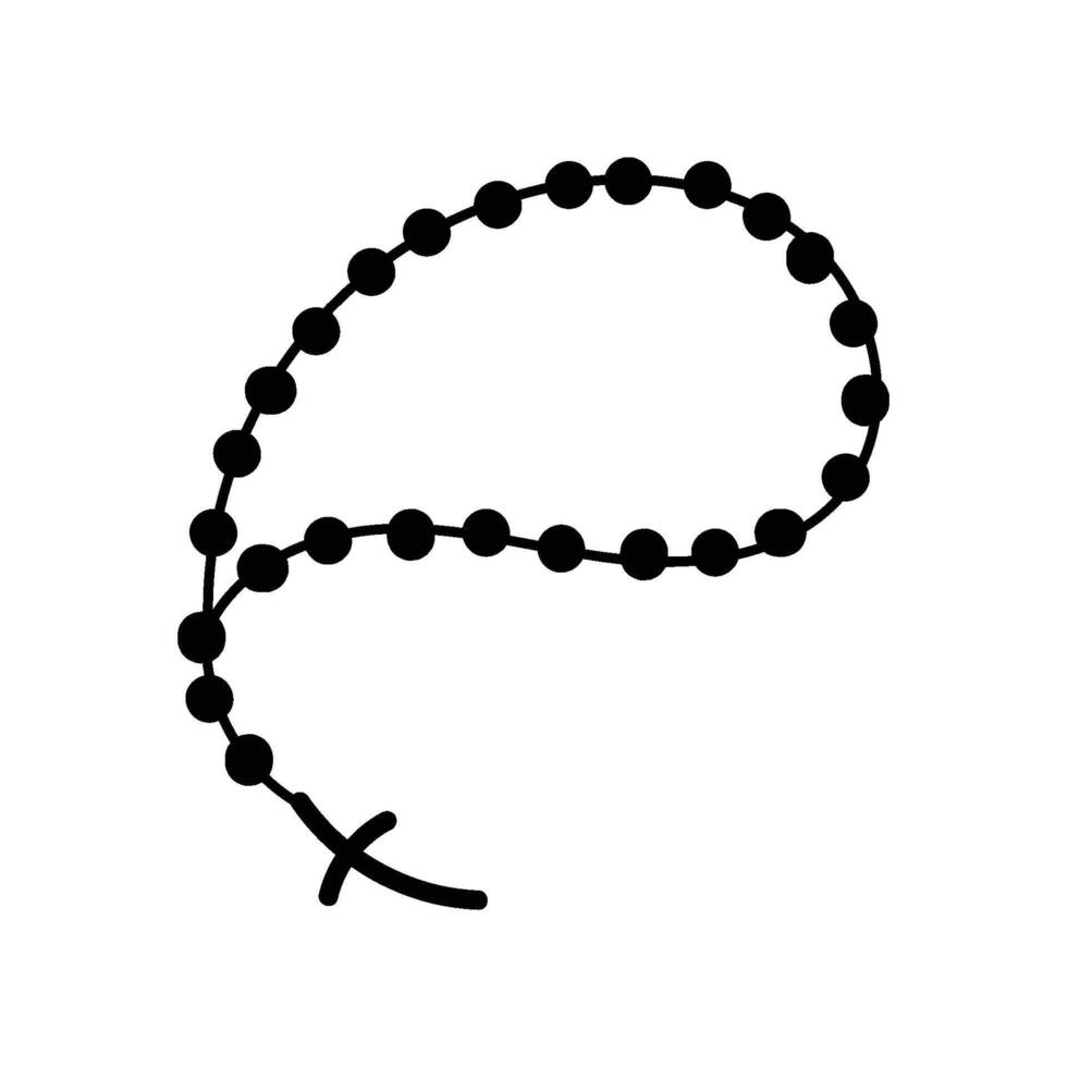 Christian faith design. Holy Rosary. vector