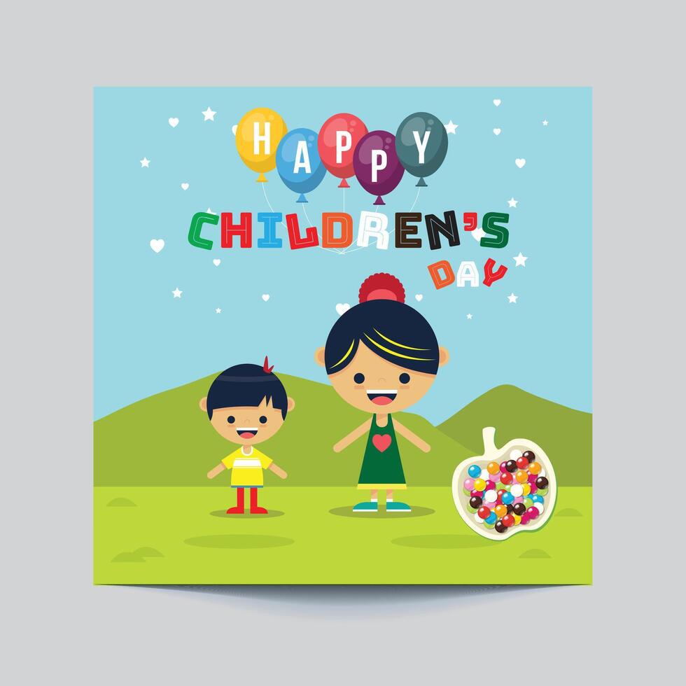 World Children Day vector
