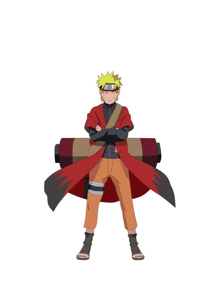 naruto shippuden Sage mode vector
