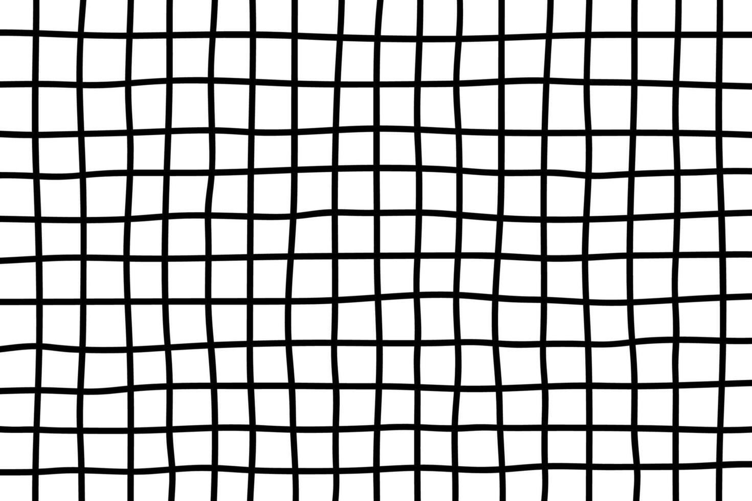 Hand drawn grid pattern background on a white background. illustration vector