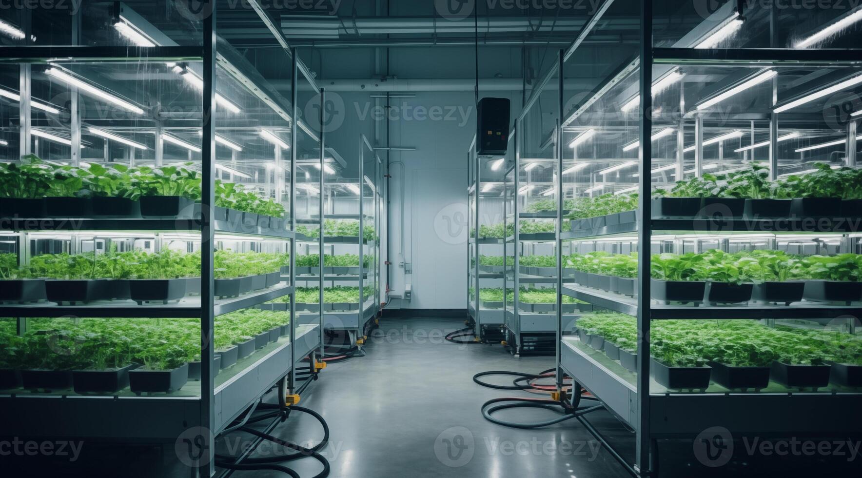 Agriculture steps into the future with tech-driven vertical gardens. . photo