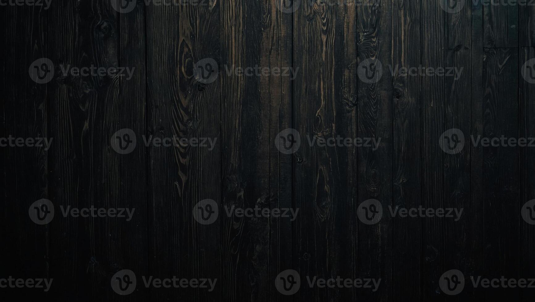 Abstract Grunge black background Decorative texture banner Wallpaper of wooden chipboard Horizontal background With Copy Space for Design. photo