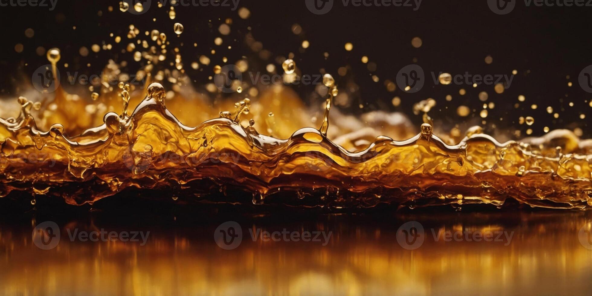 A warm gradient of golden yellow melting into a rich burnt orange. photo