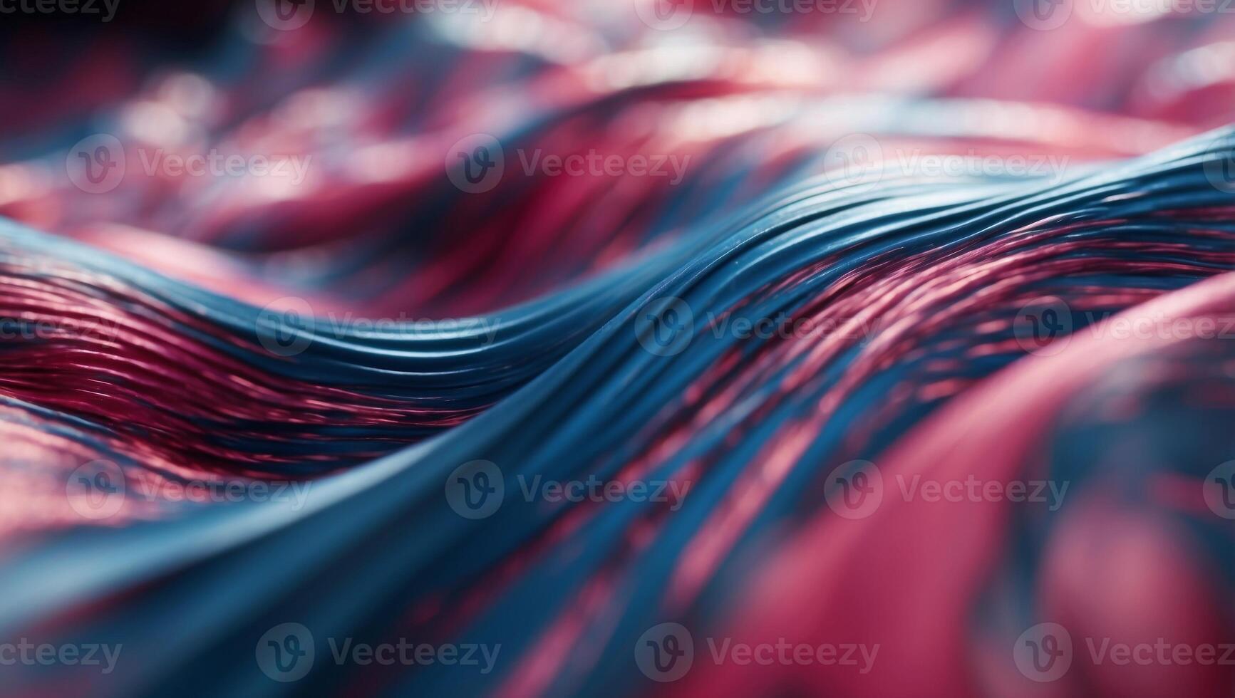 Abstract background with blue and pink waved lines for brochure, website, flyer design. photo