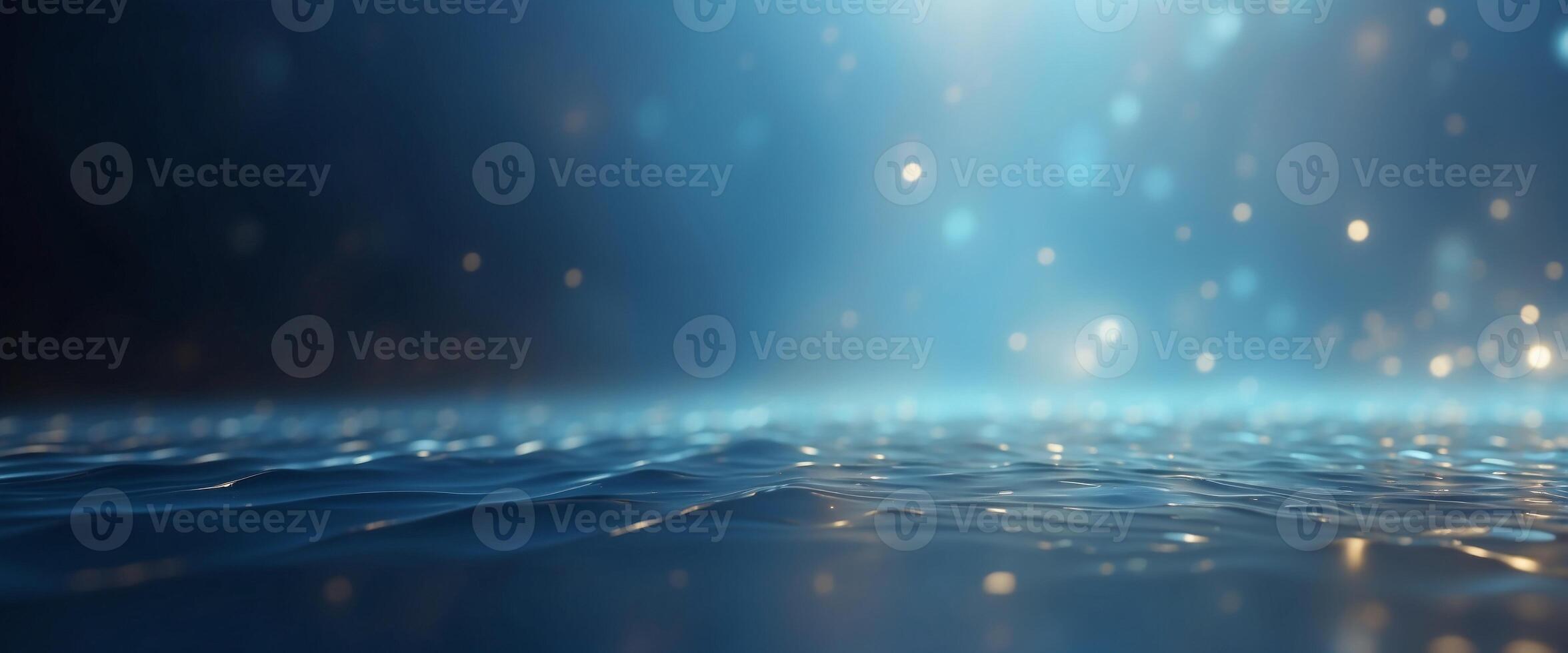 An abstract universal background for a presentation with a blue wall and beautiful highlights of light and shadow. photo