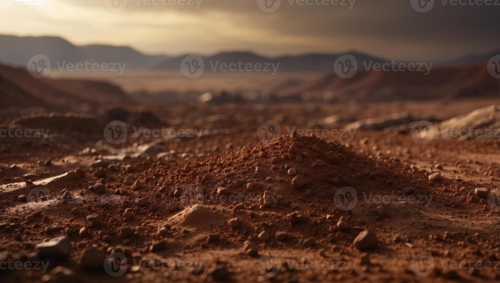 B Horizon Exposed A D Rendered Illuminated Study of Clay and Iron Accumulation in Earths Subsoil. photo