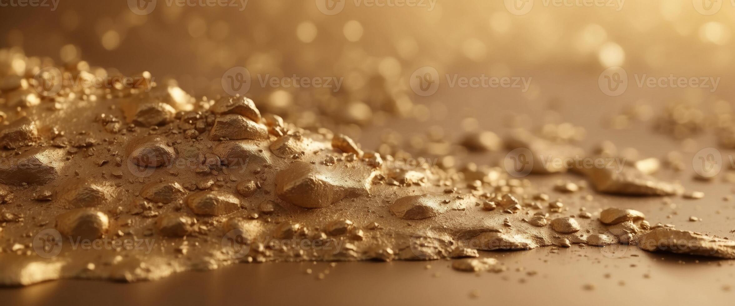 Beautiful original background image in the form of a alebastr surface or texture plaster in a light golden-bronze color. photo