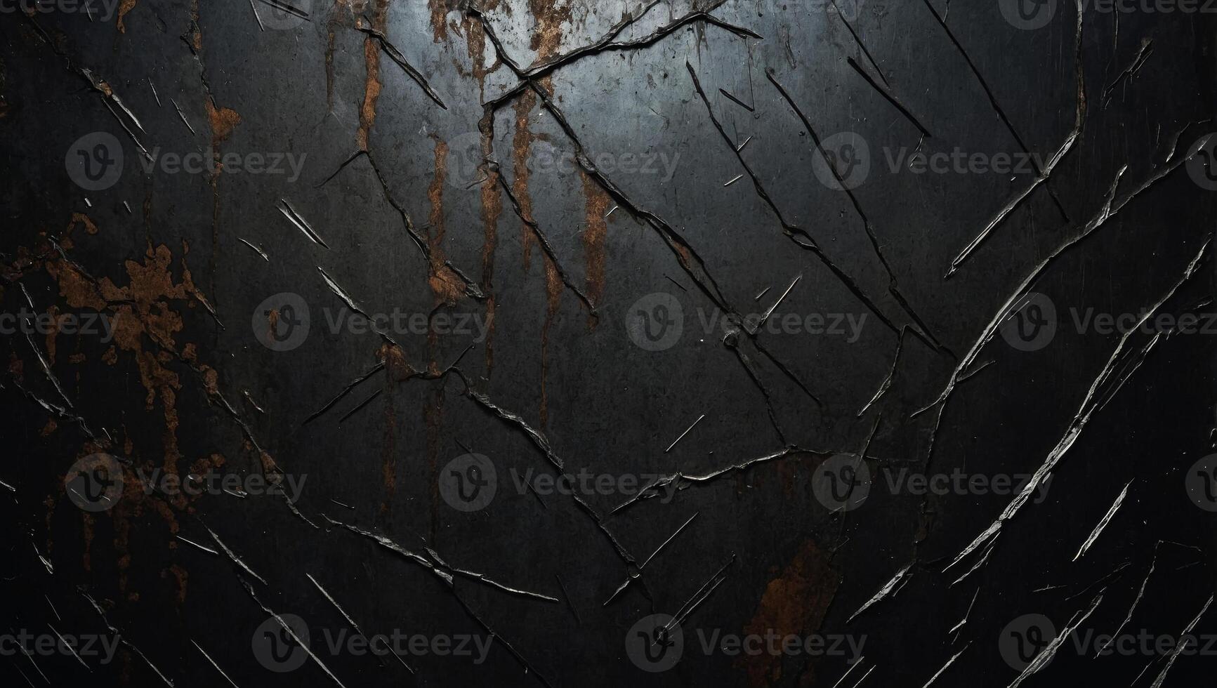 Black grunge metal empty background or old black steel texture with scratches , cracks and rust Construction concept. photo