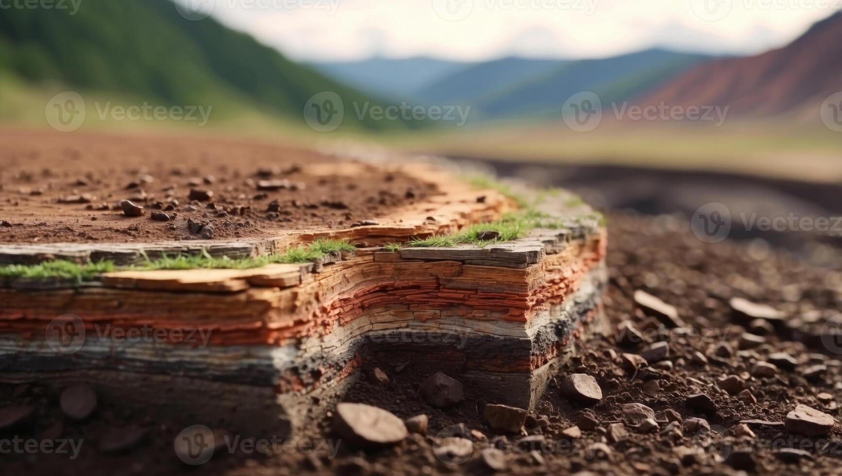 D Soil Layers for Comprehensive Geological Study. photo
