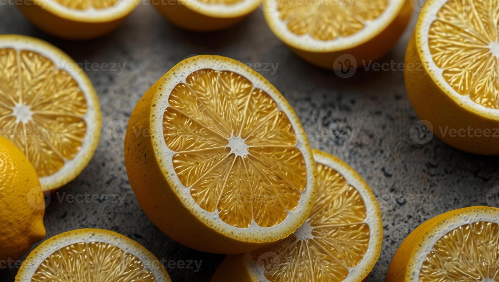 Doodle animation of lemon slice Line drawing of lemon Drawing of cut lemon. photo