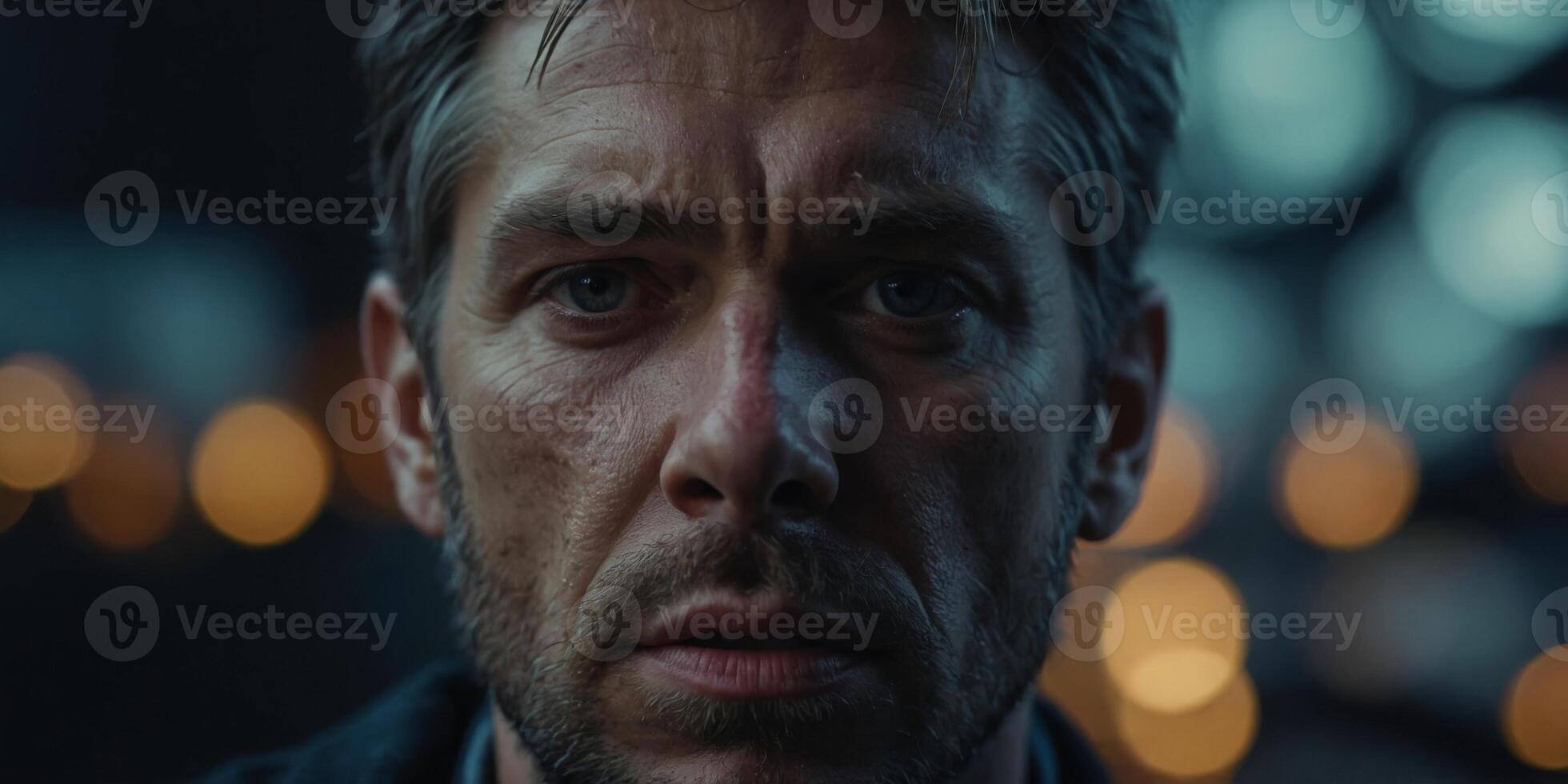 He is in a state of distress or frustration. photo