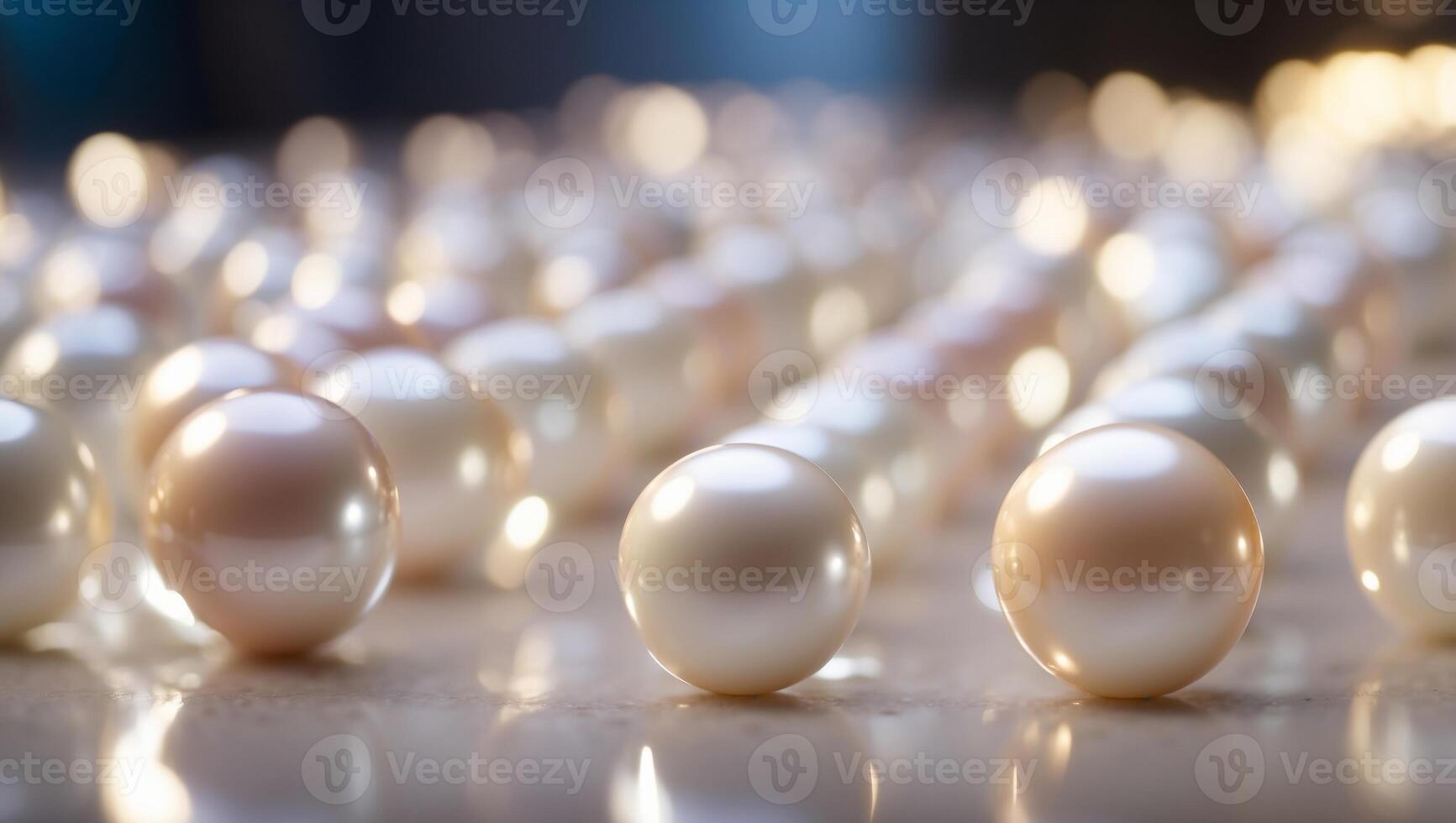 Luminous White Pearl in Natural Light A Study of Purity and Radiance. photo