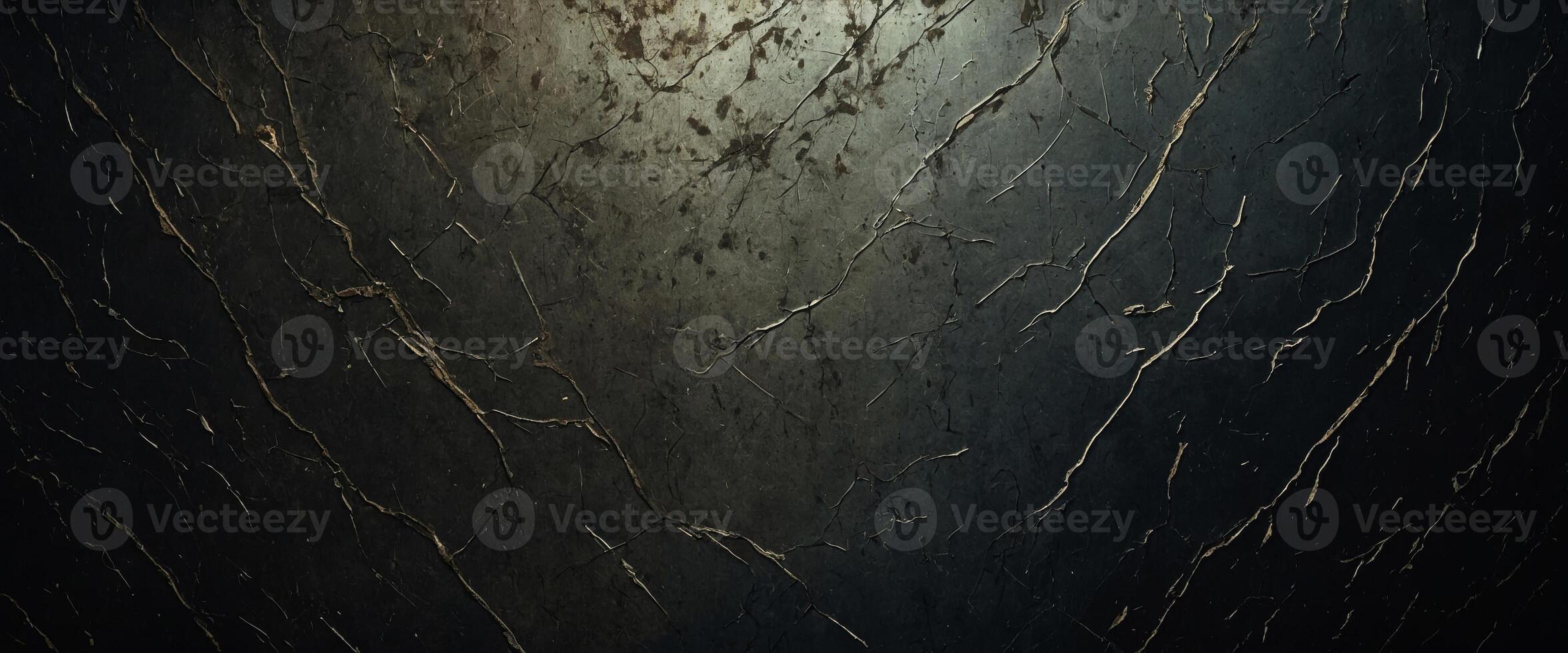 Old washed grunge mottled texture High-contrast mottled and scratched background Dirty backdrop with black scuffed edges and old faded antique design. photo