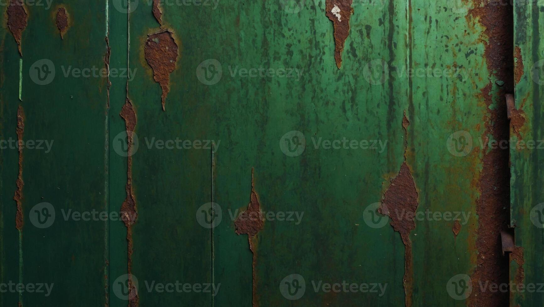 Rusted texture Closeup of old green metal Rusty metal background texture Metal corroded. photo