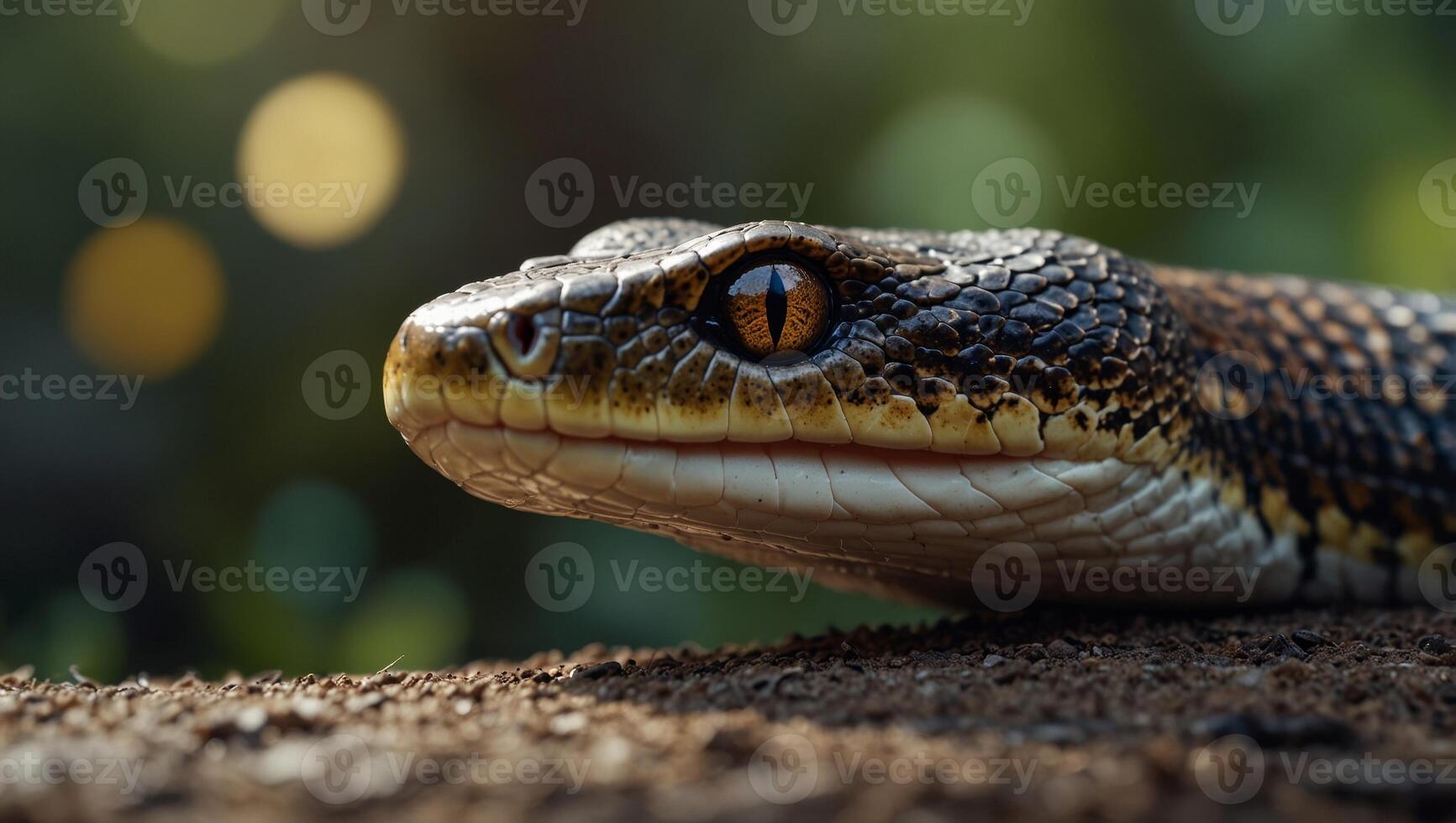 The original sin Close up of the head of a snake. photo