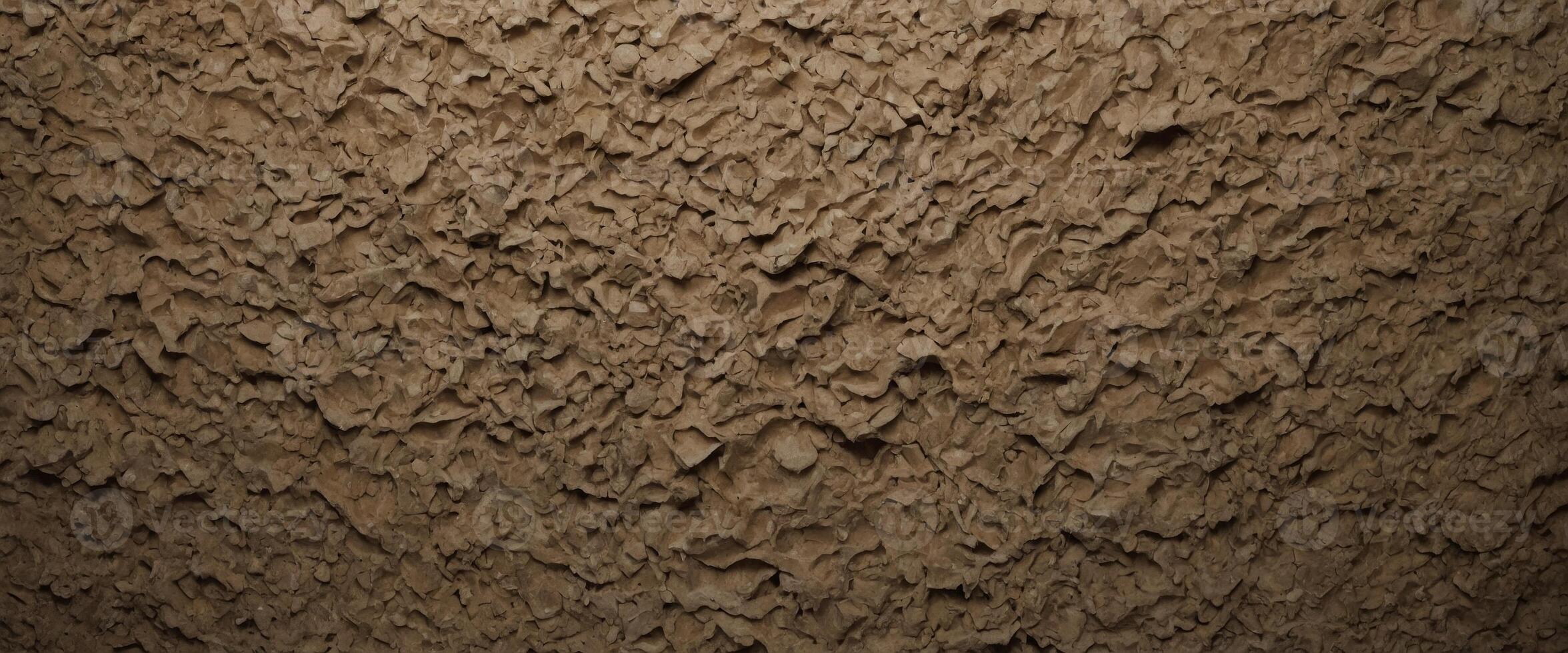 Abstract Rough grunge beige texture background or wallpaper, close up Horizontal image. photo