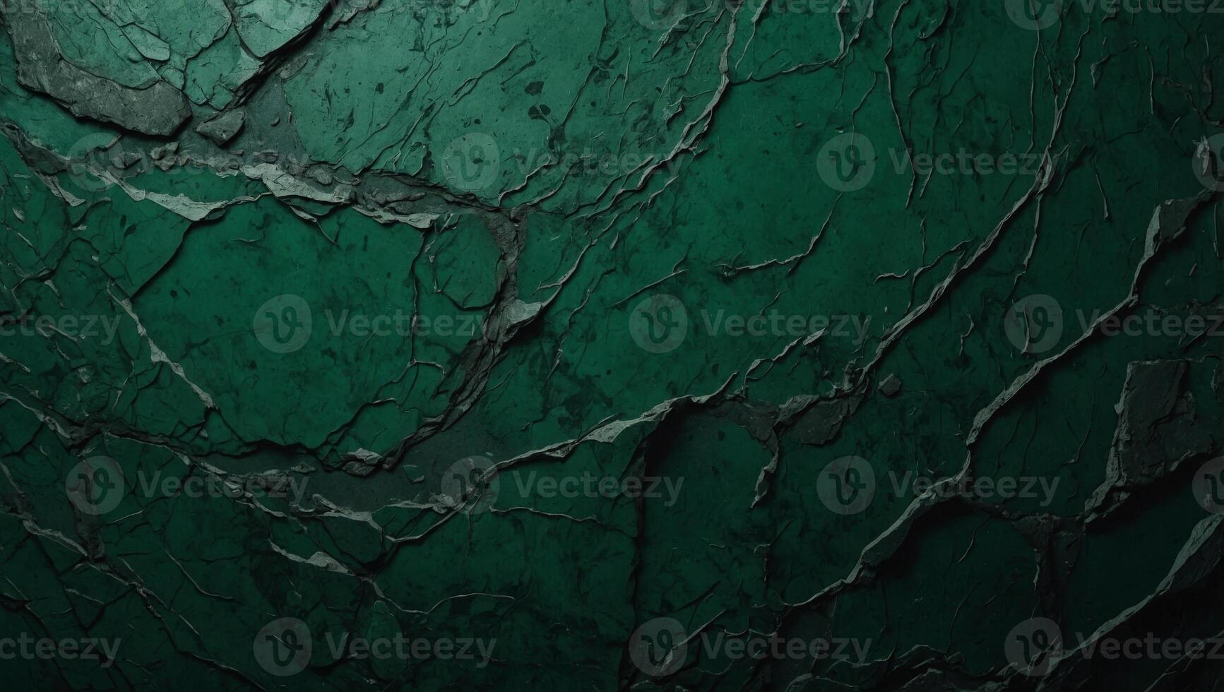 Dark abstract green stone concrete paper texture background panorama banner long, with space for text. photo