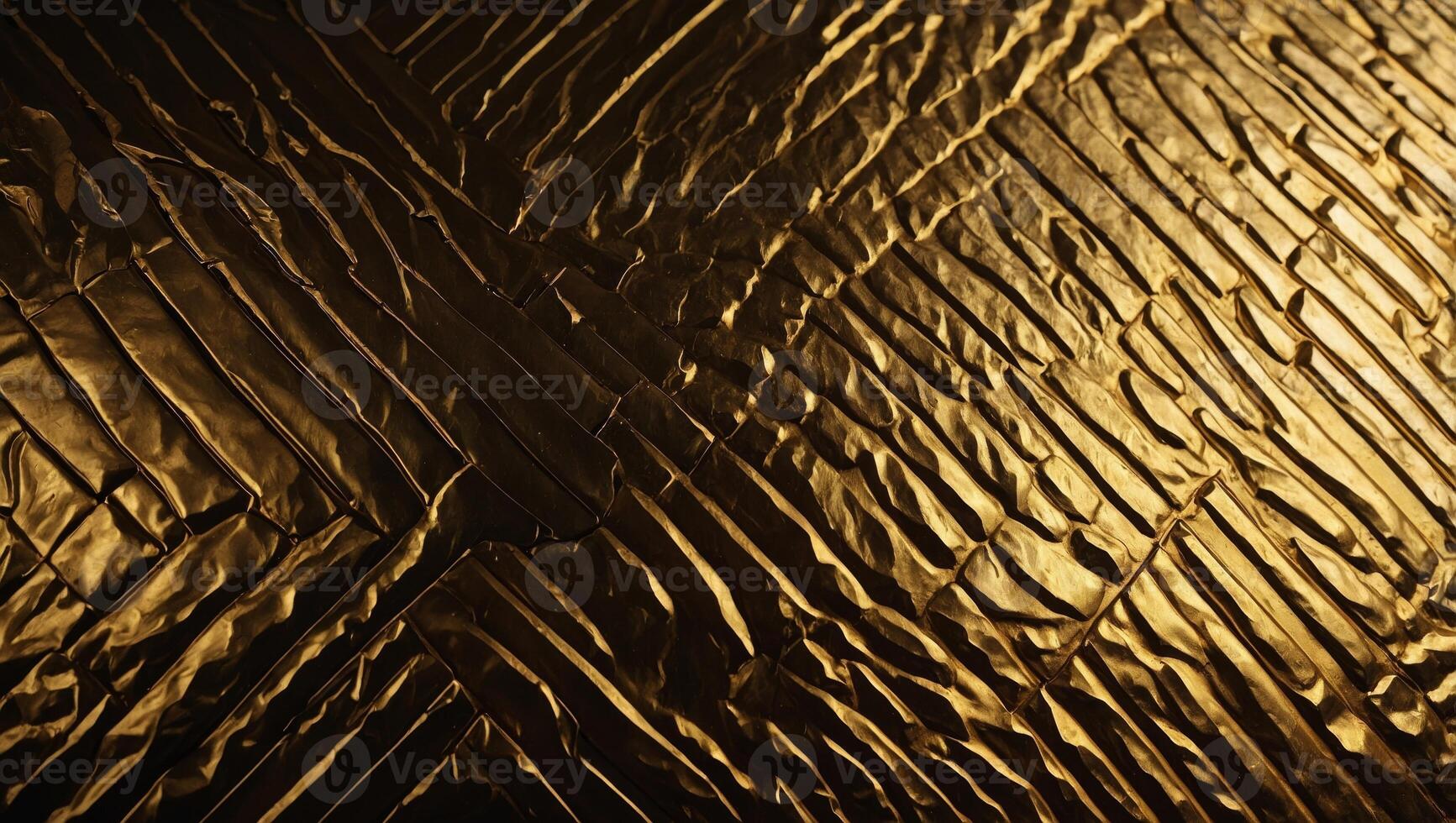 Gold metal background or texture and gradients shadow wall, beautiful for art work. photo