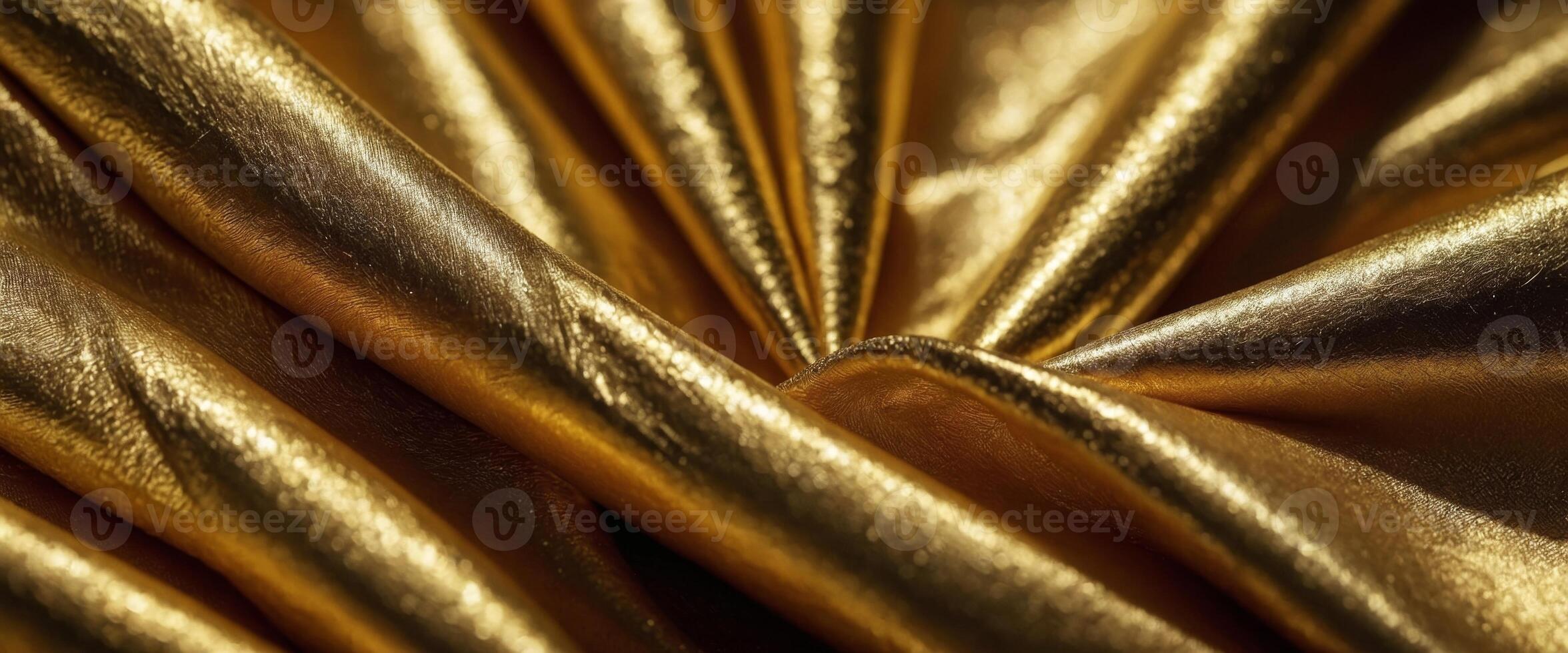 Gold metallic background, linen foil texture, bright festive backdrop. photo