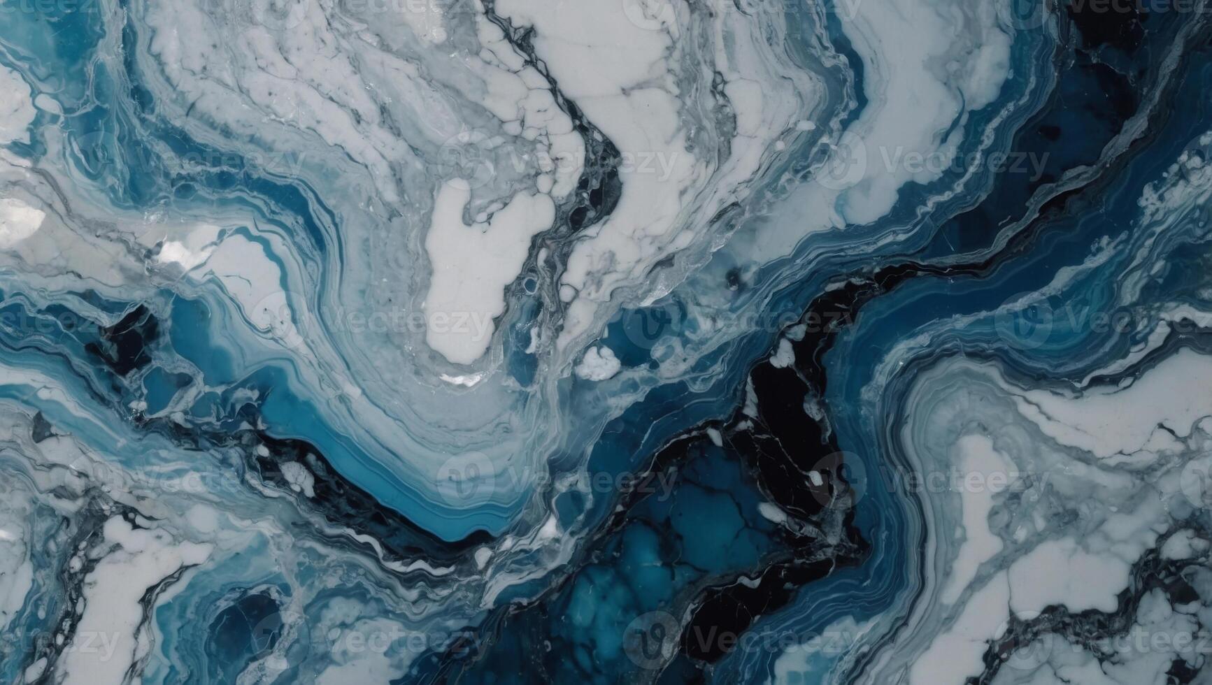 Random Part Onyx Blue Crystal Marble Texture with White Colors Waves, Polished Quartz Stone Background. photo