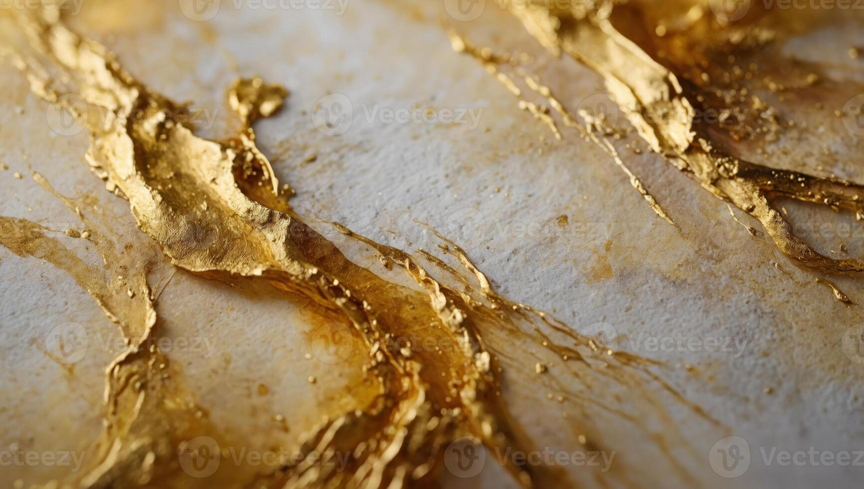 gold abstract watercolor macro texture background gold handmade technique aquarelle. photo